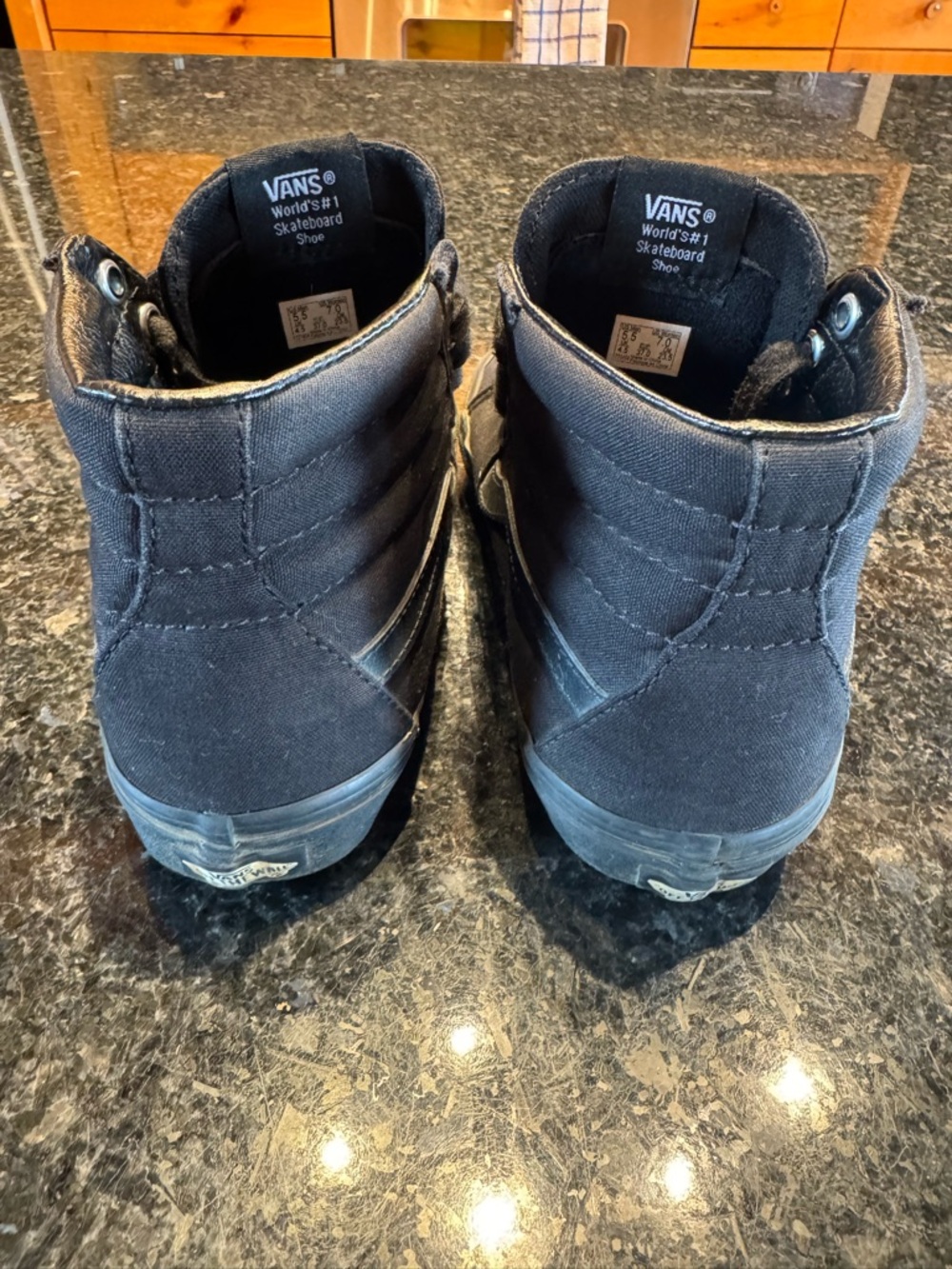 Vans Black High-Top Skate Sneakers - Picture 4 of 10
